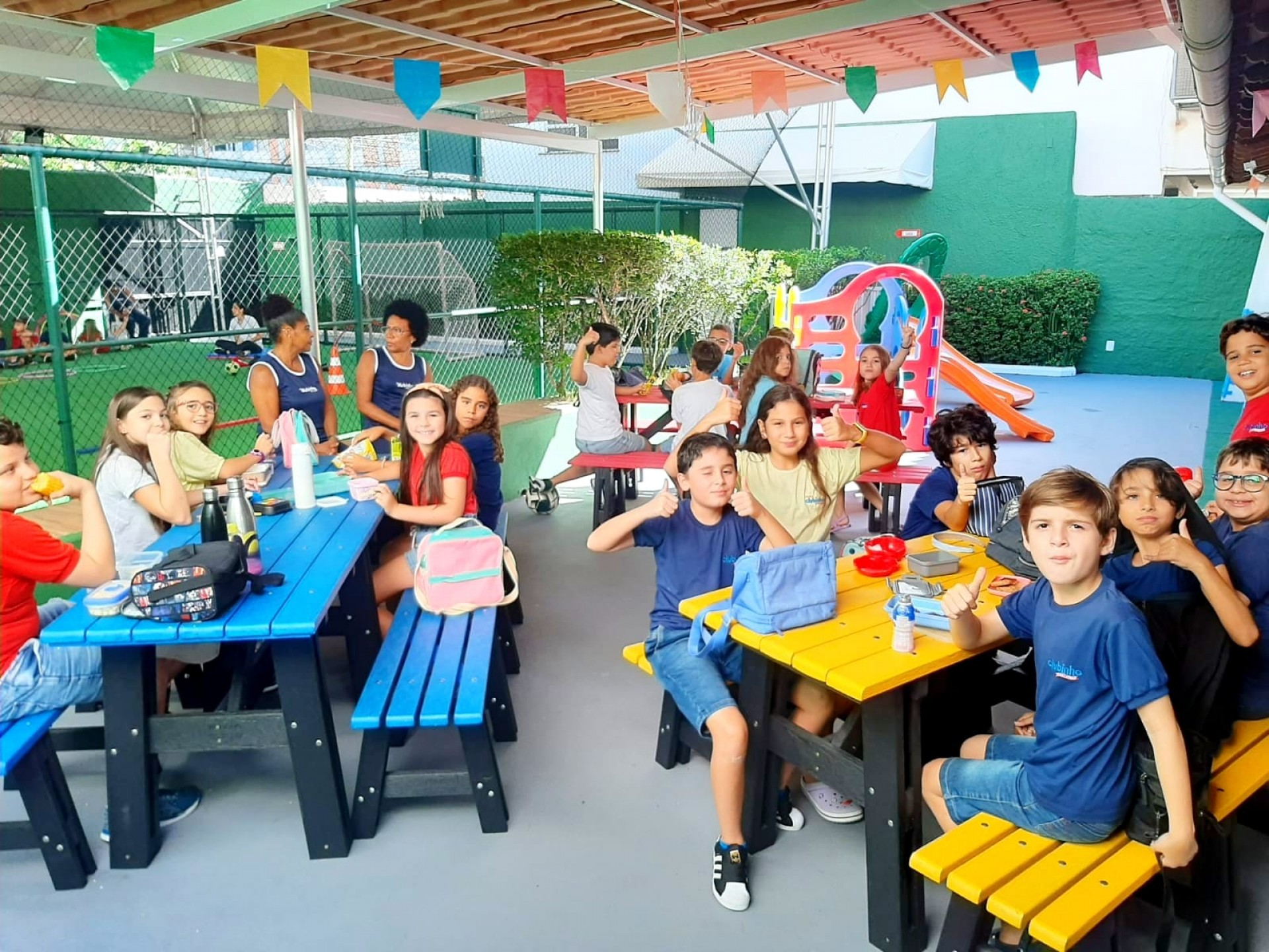 Novo Espaço do Lanche do Ensino Fundamental